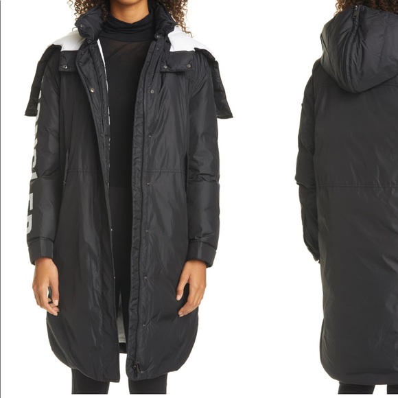 Moncler Hugon Logo Down Jacket